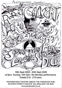 Pentameters poster for the Calvert production in 2008